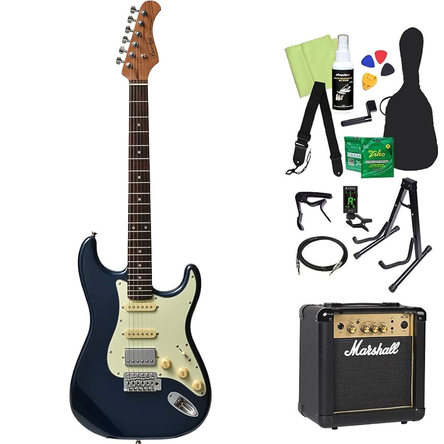 Bacchus BST-2-RSM/Mエレキギター　アンプセット Bacchus BST-2-RSM/M エレキギター初心者14点セット 【ヤマハ